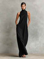 Chrissy | High Neck Maxi Dress