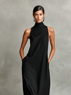 Chrissy | High Neck Maxi Dress