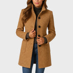 Clara | Elegant Button-Front Coat