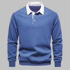 Andrew | Men's Polo Collar Cotton Sweater