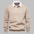 Andrew | Men's Polo Collar Cotton Sweater