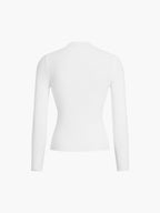 Cleo Ribbed High Neck Top