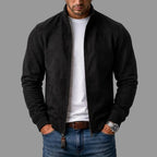 Noah | Men's Suede Bomber Jacket