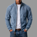 Noah | Men's Suede Bomber Jacket