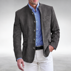Rochester | Men's Stand-Collar Suede-Look Jacket