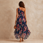 Celeste | One-Shoulder Floral Maxi