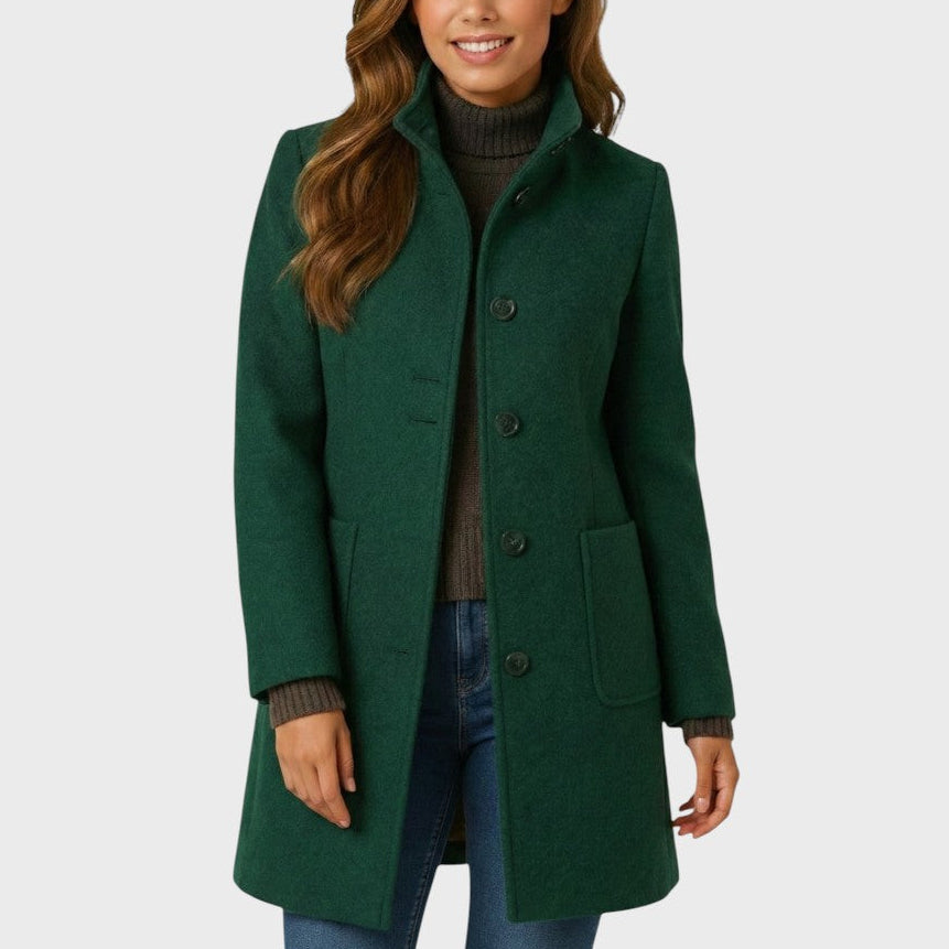 Clara | Elegant Button-Front Coat
