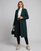 Short Classic Single-Breasted Trench Coat for Women