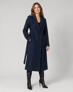 Long Classic Single-Breasted Winter Trench Coat