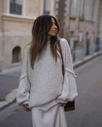 Women's Fluffy Oversized Knit Sweater