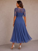 Abella | Lace and Chiffon Dress