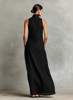 Chrissy | High Neck Maxi Dress