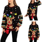 Women's LED Light Up Holiday Sweater Christmas