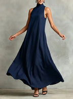 Chrissy | High Neck Maxi Dress