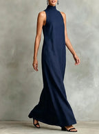Chrissy | High Neck Maxi Dress